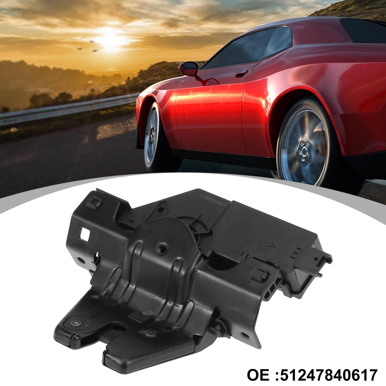 Trunk Lift Latch Tailgate Lock Actuator 51247840617 51248196401 for BMW 335i (2007–2013)