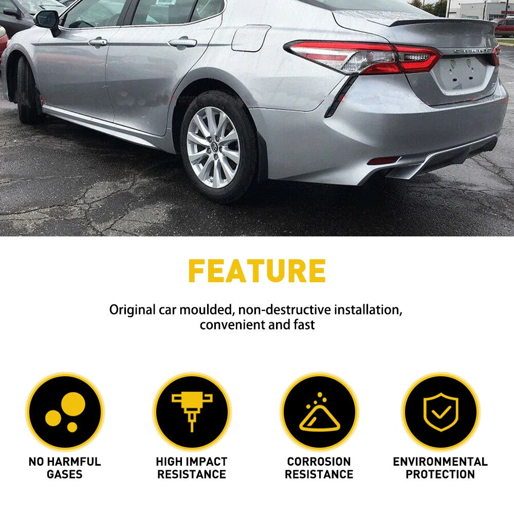 Set of 4 Mud Splash Guards for Toyota Camry (2018-2021)