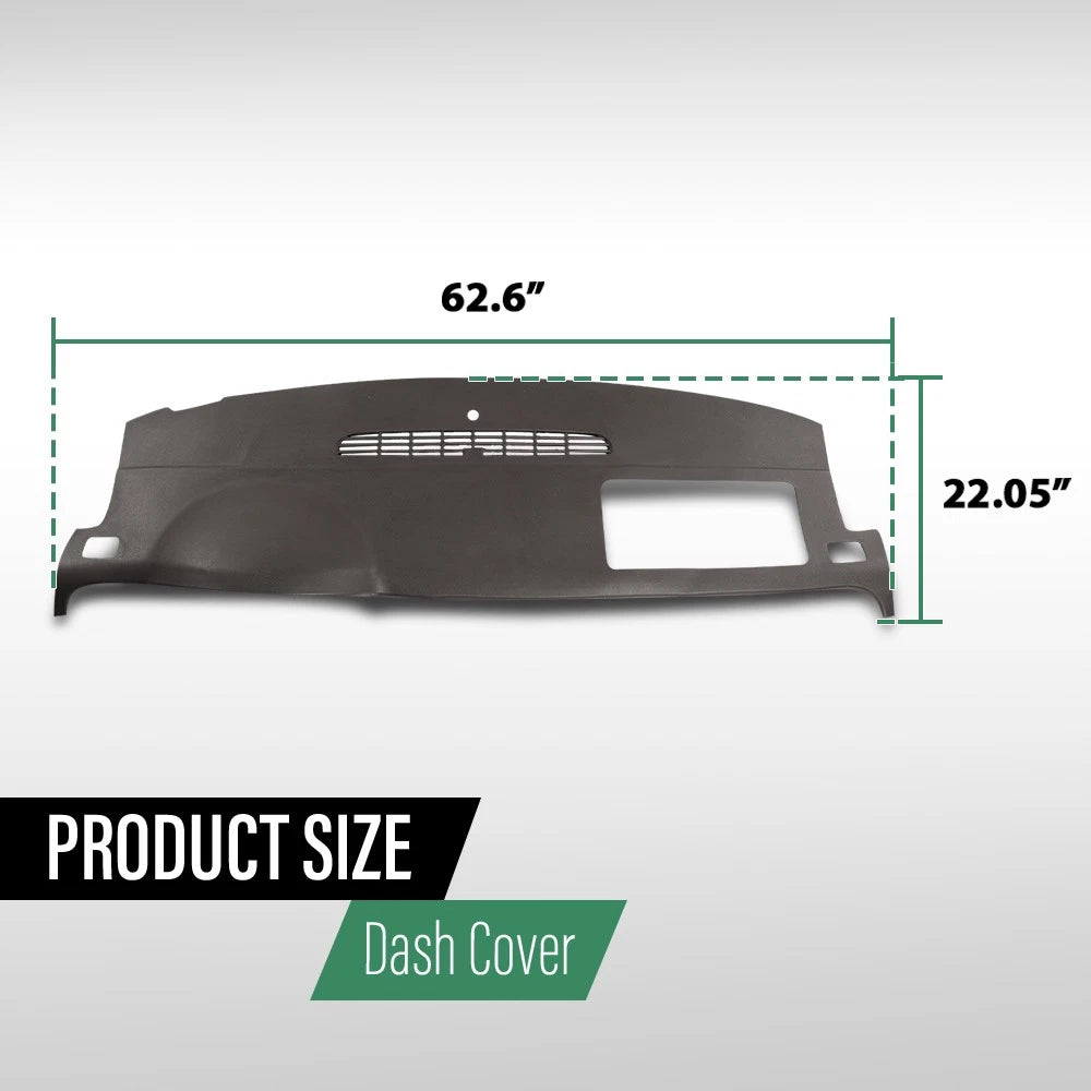 Soft TPE Dash Cover Cap for Chevy Tahoe Avalanche Suburban (2007–2014)