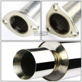 Cat-Back Exhaust System + Muffler Tip for Honda Accord 1998–2002 3.0L