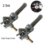 2Pcs Fuel Valve Right Spigot for Harley Davidson (62167-81, 62163-75)