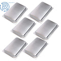 Set of 6 Stainless Steel Deep Steam Table Pans with Non-Stick Coating