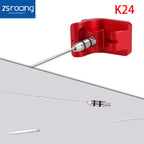 Red Aluminum Billet Oil Dipstick for Honda K24 K-Series (2002–2011)