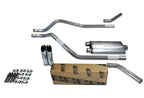 Dual Exhaust Kit for GMC Jimmy (1995–1999) 2.5" Pro XS Slash Tip