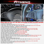 Blue Aluminum Paddle Shifter Extension for Mercedes-Benz (2014-2024)