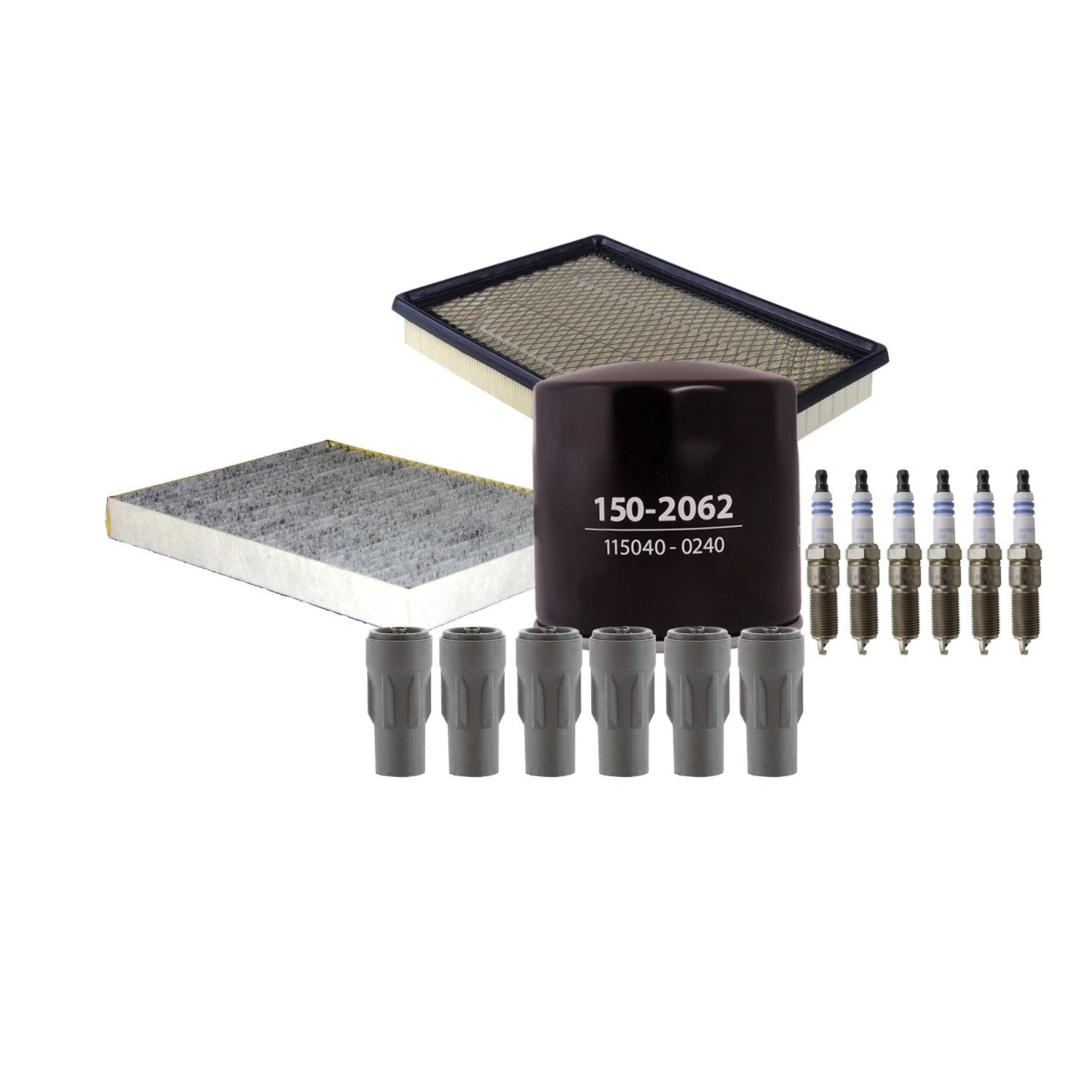 Denso Tune Up Kit Set of 6 Spark Plugs & Boots for Charger Magnum 300 (2005–2008)