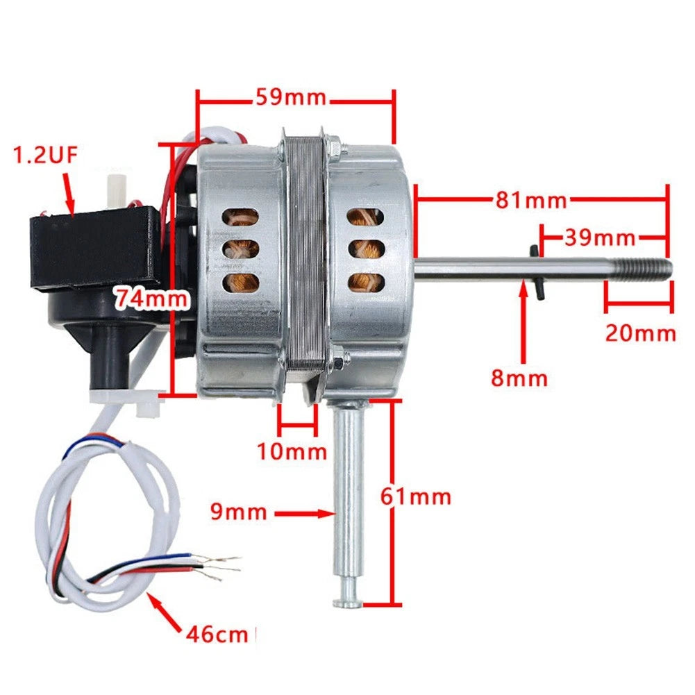 FT-30 fan motor for FT-30 fans (Wide Compatibility)