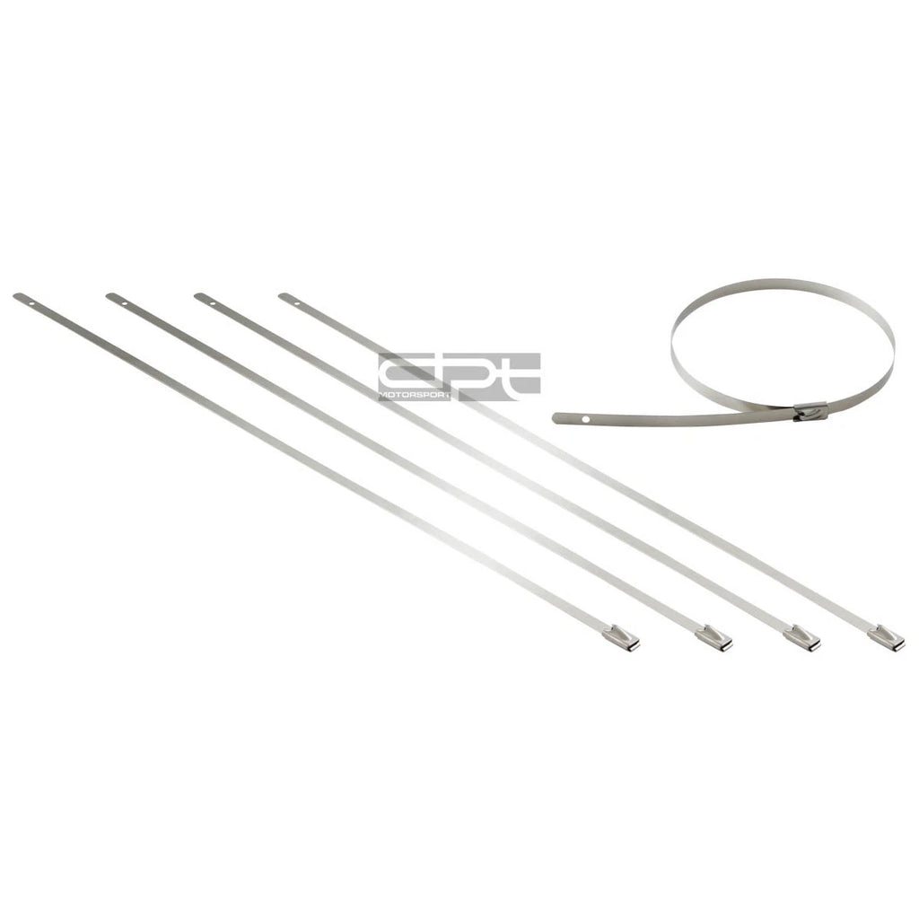 Set of 12 Stainless Steel Self-Locking Zip Ties for X5