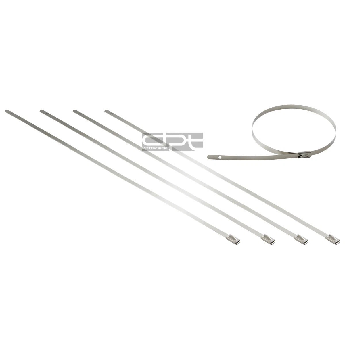 Set of 12 Stainless Steel Self-Locking Zip Ties for X5