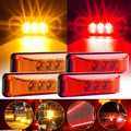4X 3LED Side Marker Clearance Lights for Trailer Truck RV (Waterproof)
