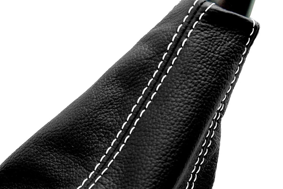 Leather Manual Shift Boot for Acura RSX (2002–2006) White Stitch