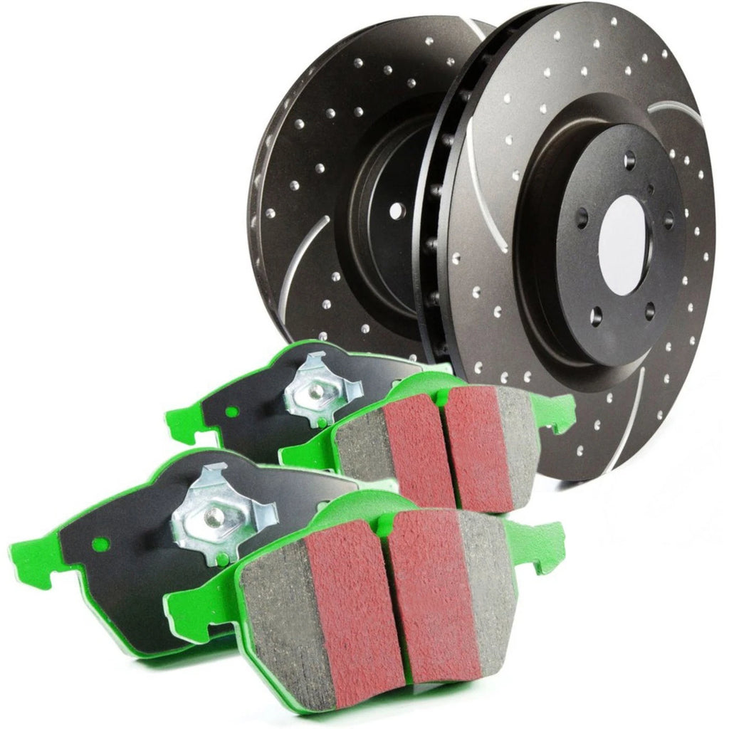 Set of 2 Brake Disc and Pad Kits for BMW X5 (2009–2015)