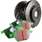 Set of 2 Brake Disc and Pad Kits for BMW X5 (2009–2015)