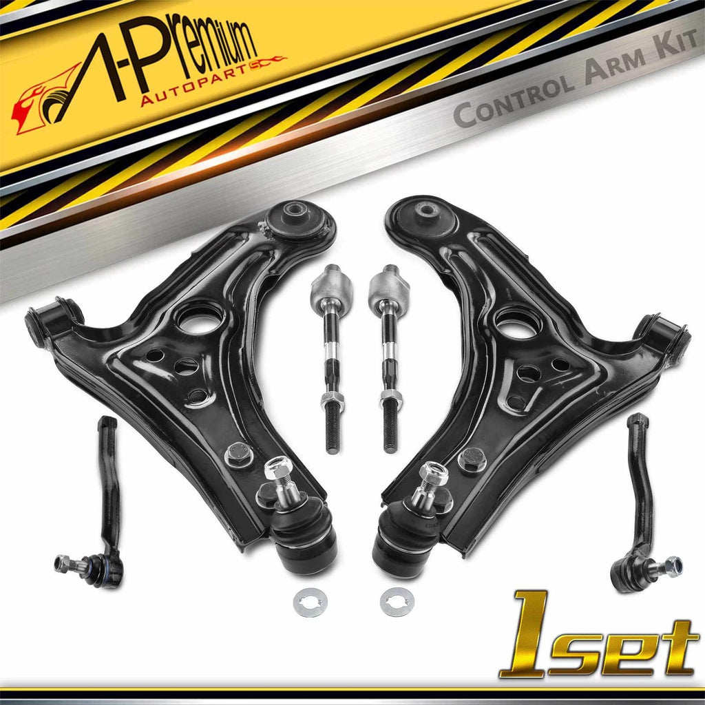 Set of 6 Front Side Control Arm Ball Joints for Chevy Aveo (2004–2011)
