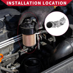 Engine Oil Cooler Filter Housing with Bolt Seals for Buick Cascada (2016–2019) No.12992593