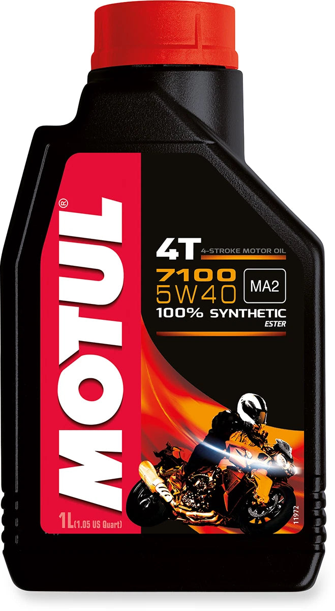 MOTUL 7100 4T Synthetic Oil 5W-40 for Motorcycles (1L) 104086