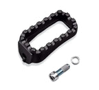 Brake Pedal Pad for Harley-Davidson FLSL FLDE (2018–Present) Black Anodized 80GRIT