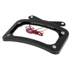 Curved LED License Plate Frame for Harley Road King FLHRXS (2017-2023)