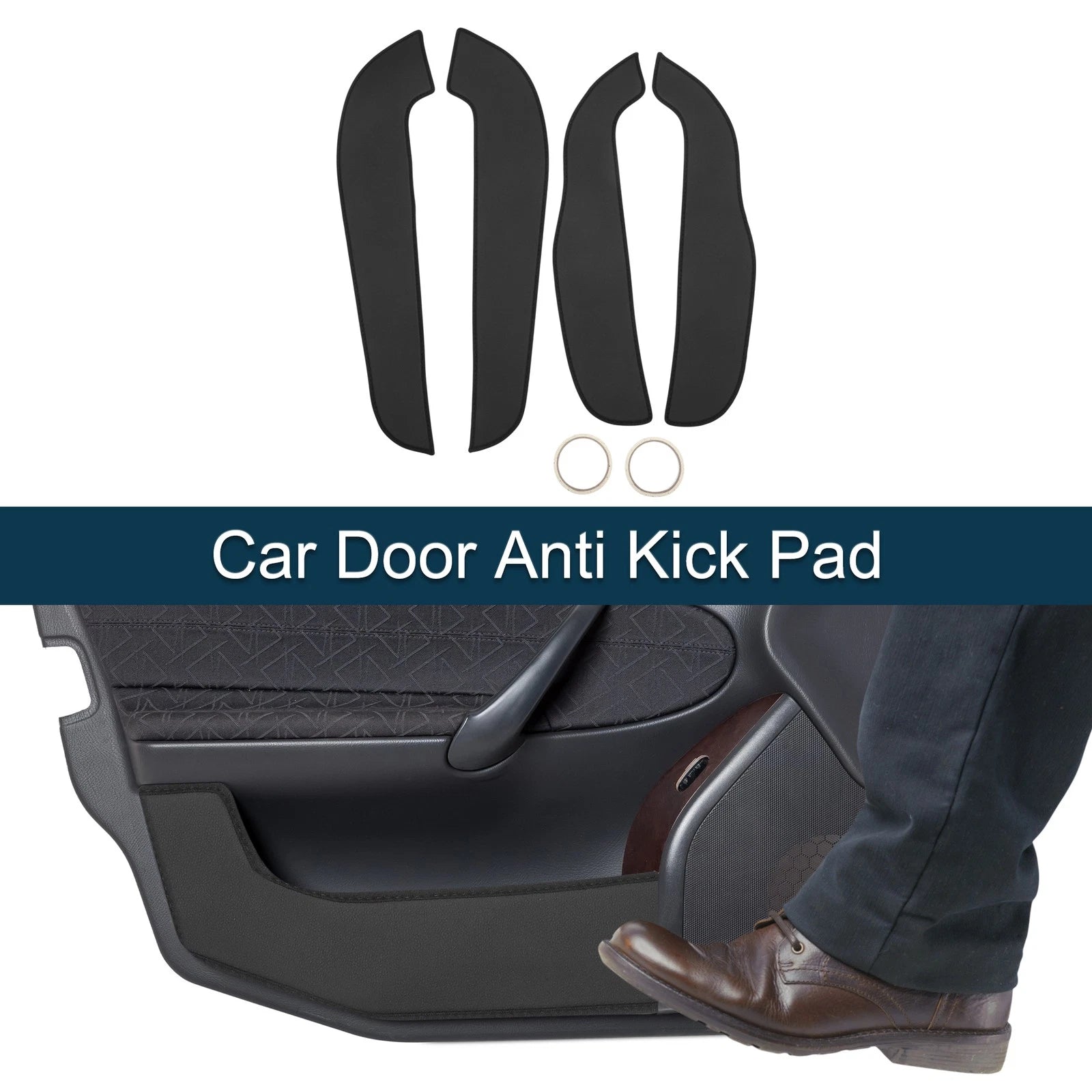 Set of 1 Car Door Anti Kick Pad Sticker Protector for Ford Edge (2015)