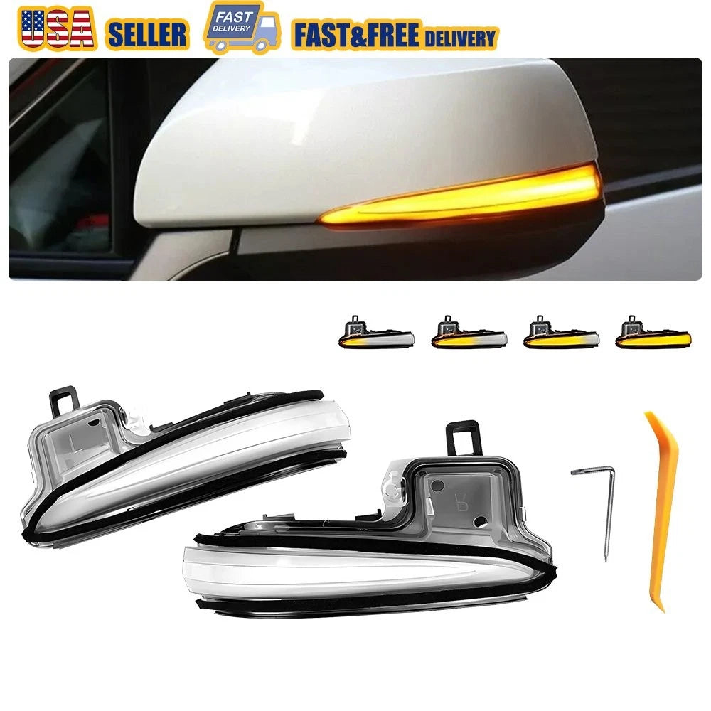 2X Dynamic LED Side Mirror Turn Signal Lights for Rav4 MK5 XA50 (2019–2023)