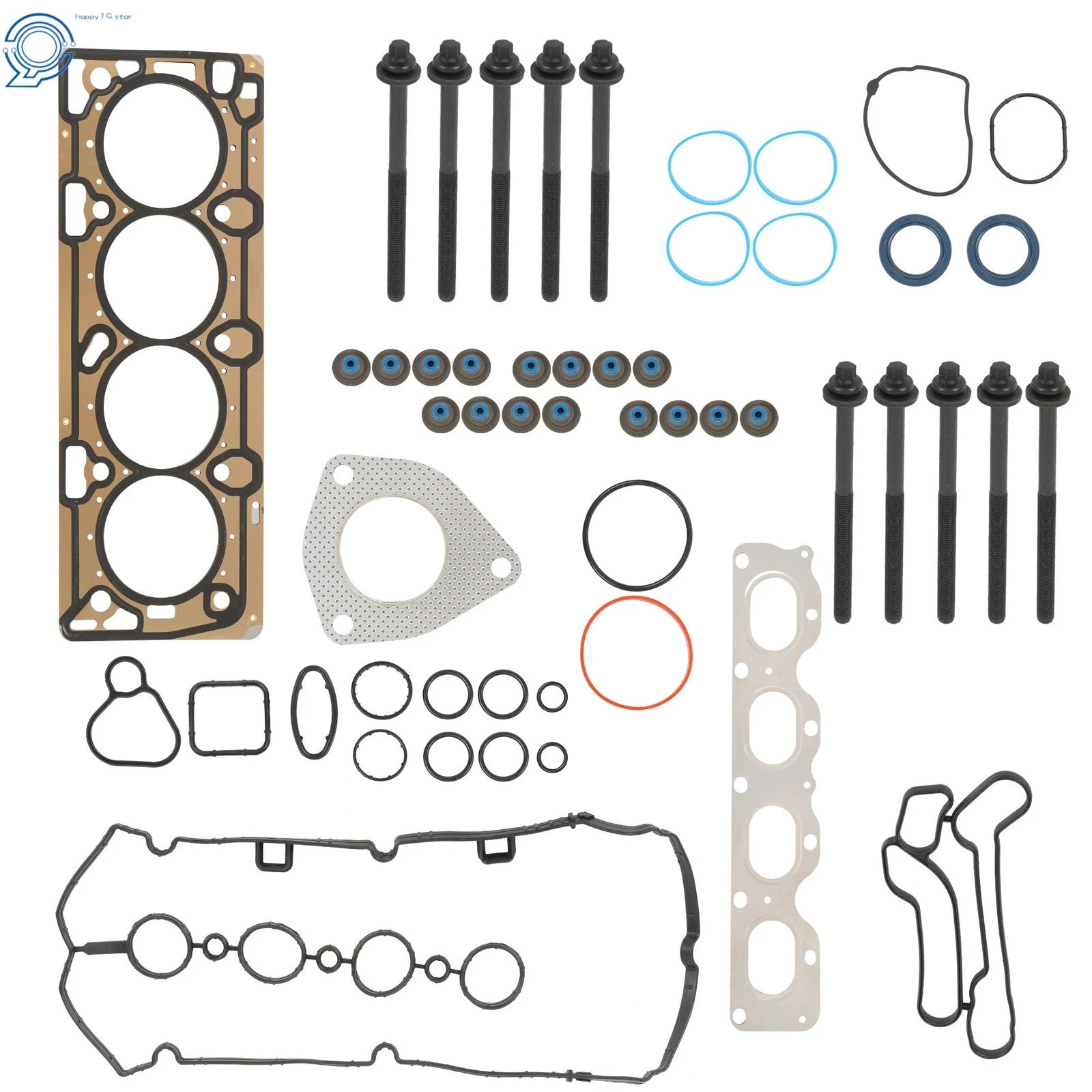 Head Gasket Bolts Set for Chevrolet Cruze Sonic (2012–2017)