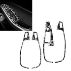 Set of 4 Door Window Lift Switch Button Panel Cover Trim for Audi Q5 SQ5 (2008–2017)