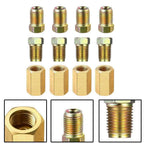 12Pcs Brake Line Repair Female Unions & Inverted Nuts for