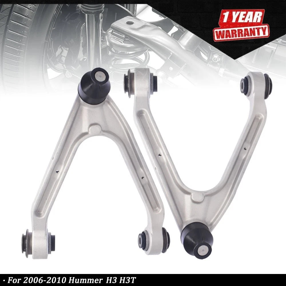 2X Front Upper Control Arms with Ball Joints for Hummer H3 H3T (2006–2010)
