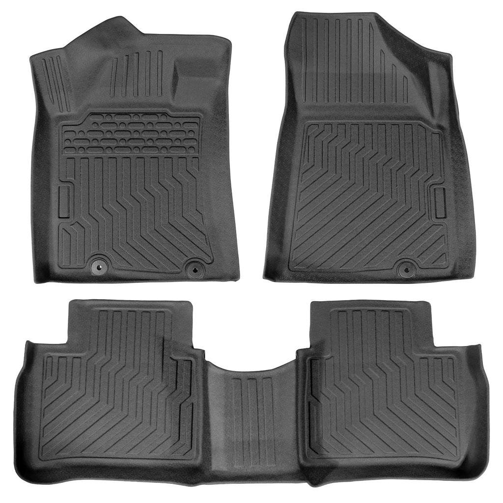 Set of 4 TPE Rubber All Weather Floor Mats for Nissan Altima (2016–2018)