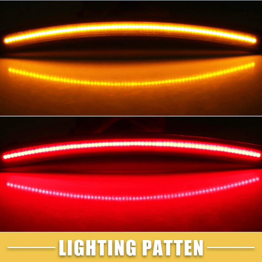 LED Side Marker Lights 2 x Amber Red for Chevrolet