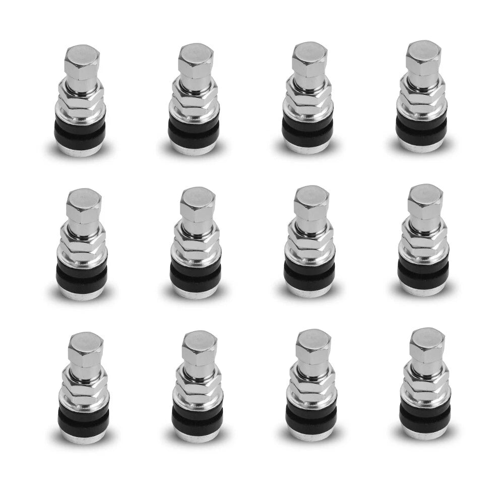 12PCS Chrome Valve Stems TR161 for Hot Rod Wheel Tire ATV