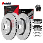 Front Brake Rotors & Pads for Jeep Grand Cherokee, Dodge Durango (2012–2021)
