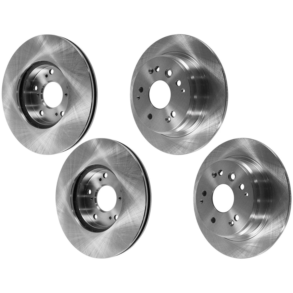 Front & Rear Brake Disc Rotors for Honda Element (2003–2011)