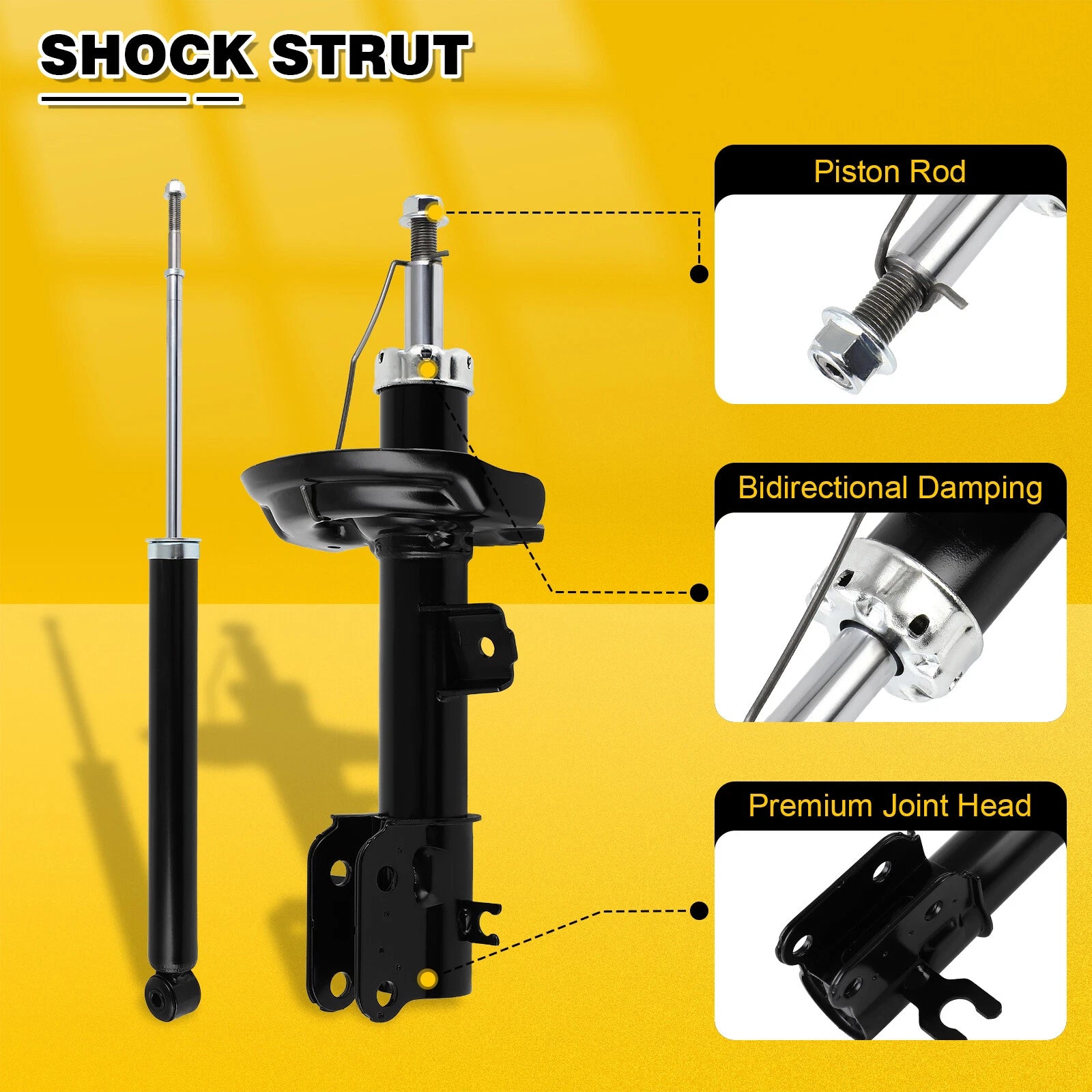 Set of 4 Shocks for Chevrolet Spark (2013-2015)
