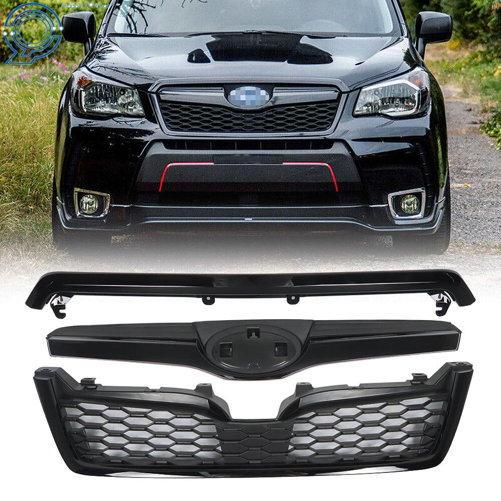 Gloss Black Upper Grille Honeycomb for Subaru Forester (2014–2018)
