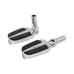 Chrome Passenger Footpeg Pedals for Harley Softail Slim (2012–2017)