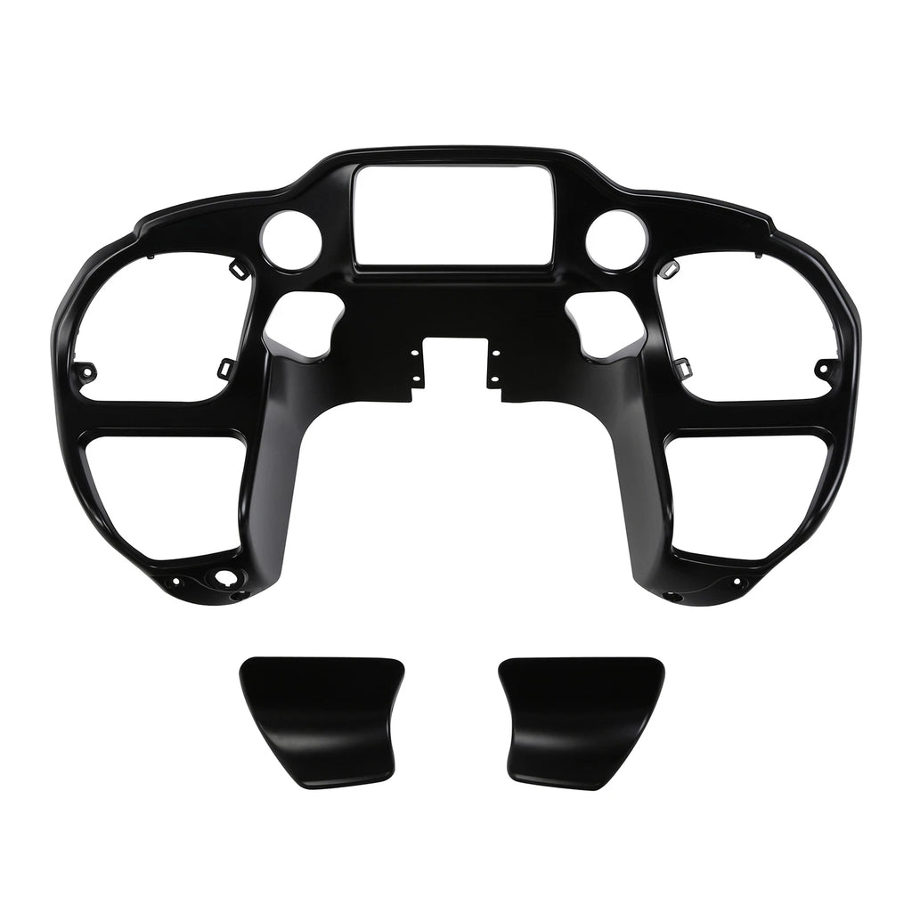 Inner Outer Fairings Glove Box Doors for Harley Road Glide (2015–2023) Black Denim