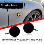2X Amber LED Side Marker Turn Signal Lights for Mazda MX-5