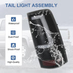 Black LED Tail Lights for GMC Sierra Chevy Silverado 1500 (2003-2006)