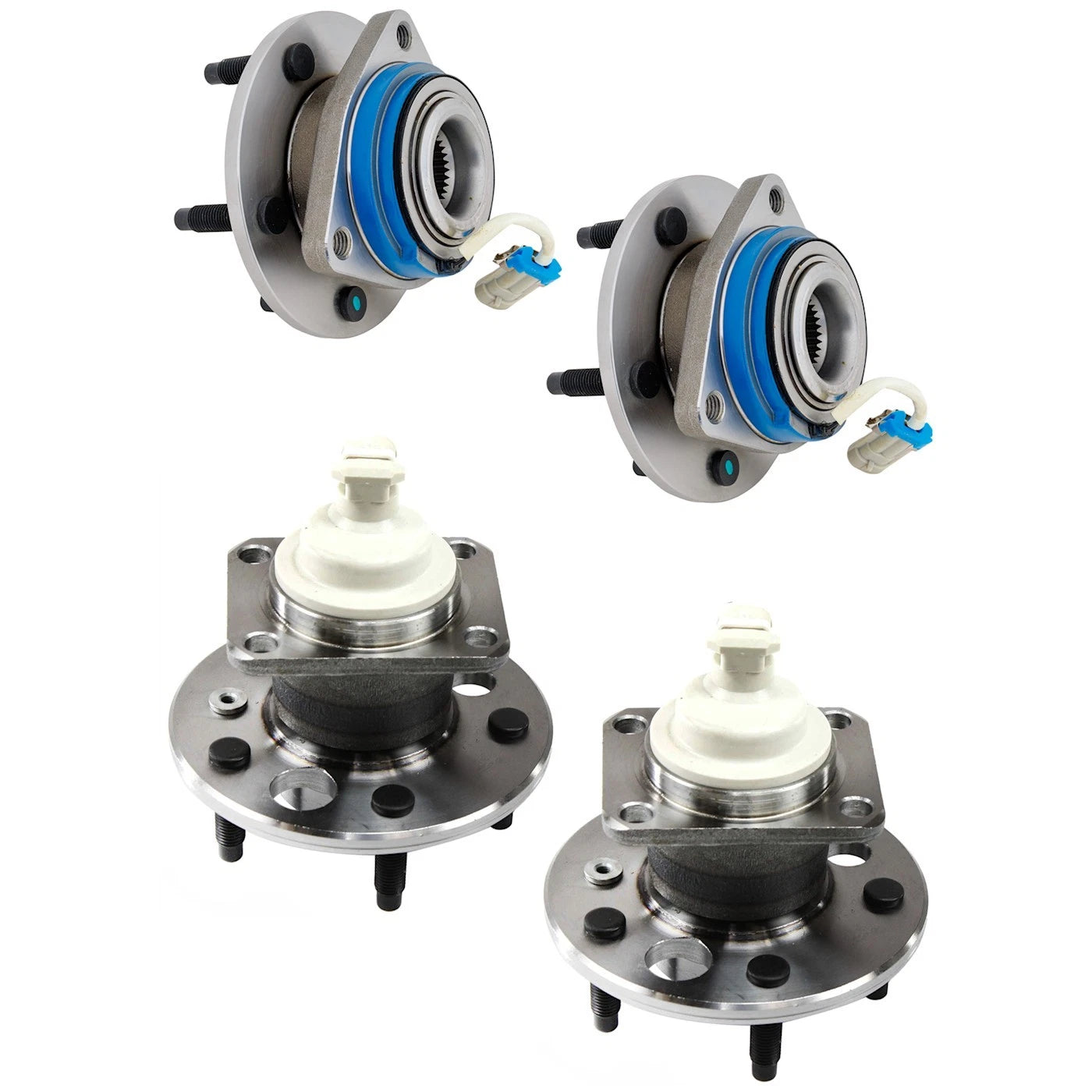 Wheel Hubs for Chevrolet Impala (2000–2001) Front Rear 4-Wheel ABS