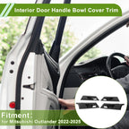 Interior Door Handle Bowl Cover Trim for Mitsubishi Outlander (2014–2021)