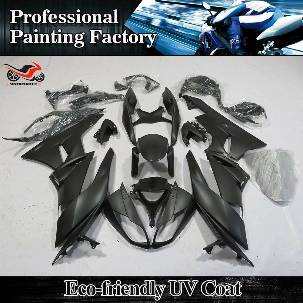 Matte Black Fairing Kit for Kawasaki Ninja ZX6R (2009–2012) ABS Bodywork