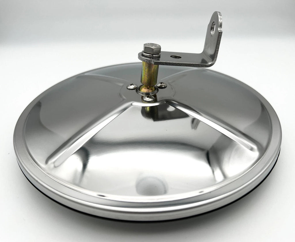 Stainless Convex Round Mirror Center Mounting Stud for Universal Trucks (2010–2025)