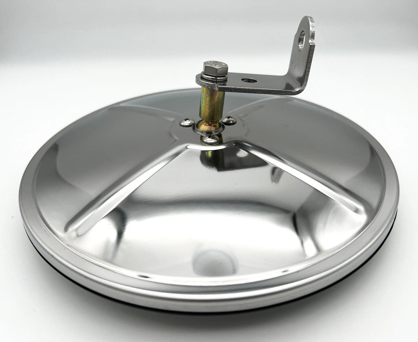 Stainless Convex Round Mirror Center Mounting Stud for Universal Trucks (2010–2025)