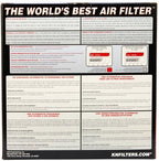 K&N E-1500 Engine Air Filter for Bel Air Camaro Century Electra LeSabre Regal (1953–1981)
