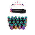 Set of 4 Chrome Steel Lug Nuts for Honda Civic (1992–2000)