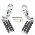 1.25" Motorcycle Highway Crash Bar Foot Pegs for Harley Touring