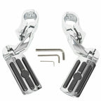 1.25" Motorcycle Highway Crash Bar Foot Pegs for Harley Touring