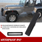 Set of 2 Smoke LED Front Side Marker Lights for Jeep Wrangler YJ