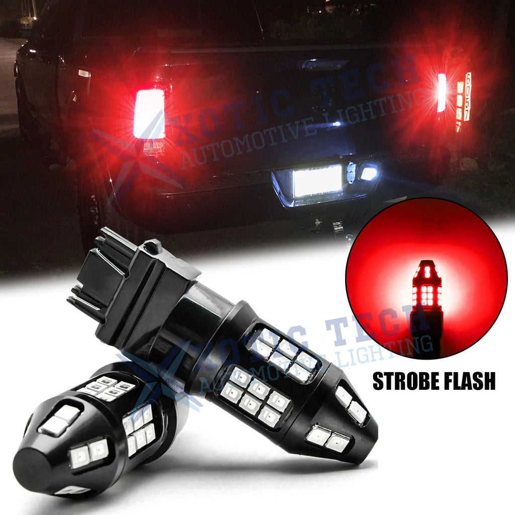 Red Strobe Flash 5-Times Brake Tail Light Bulb for RAM 1500-3500 (2014–2016)